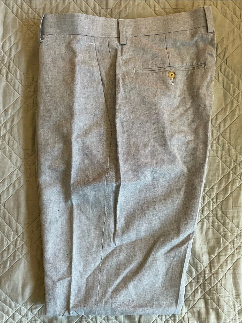 J. CREW Crosby Classic-fit suit pant in Baird McNutt Irish fabric Size 32 CR632